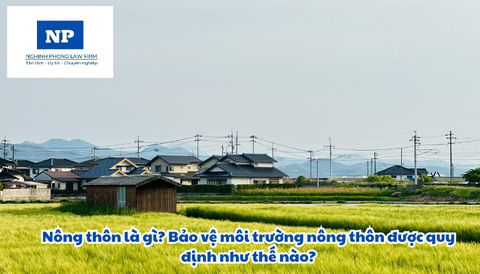 Nông thôn là gì? Bảo vệ môi trường nông thôn được quy định như thế nào?