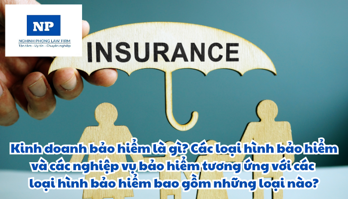 Kinh doanh bảo hiểm là gì? Các loại hình bảo hiểm và các nghiệp vụ bảo hiểm tương ứng với các loại hình bảo hiểm bao gồm những loại nào?